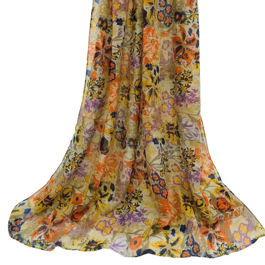 Floral Print Yellow